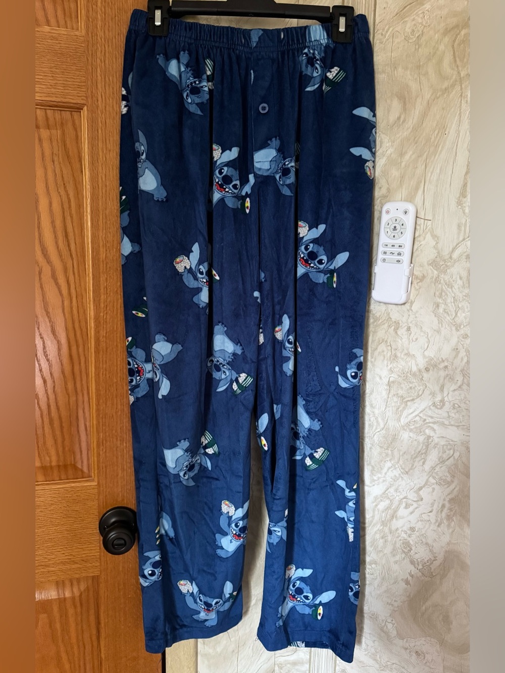 Disney Stitch Pajama Pants Womens L Blue Loungewear